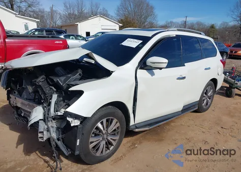 2017 Nissan Pathfinder Sl z USA, uszkodzony, nr VIN 5N1DR2MM8HC901820